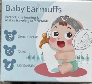 Baby Earmuffs MaximumHearing Protection Make traveling comfortable - Picture 1 of 4