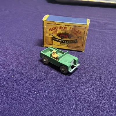 Matchbox A Moko Lesney - No.12 Land Rover with original box  - Image 1 of 4