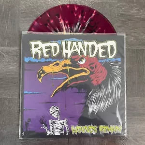 Red Handed Wounds Remain LP grape citrus explosion / 200 punk hc rivalry - Picture 1 of 1