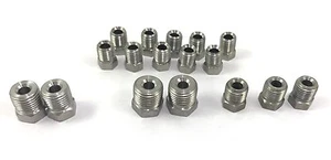 Stainless Brake Line Fitting Kit for 3/16" tube, Inverted Flare SAE - Picture 1 of 1