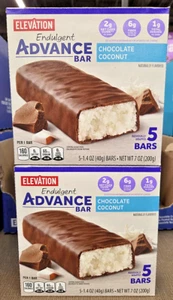 Elevation Endulgent Advance Bar Chocolate Coconut 7oz 200g (2 Boxes) - Picture 1 of 2