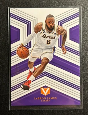 LeBron James #/75 Panini Vertex Purple 2022-23 Chronicles Low Numbered Lakers SP - Image 1 of 2