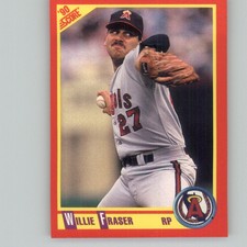 1990 Score Willie Fraser California Angels #358