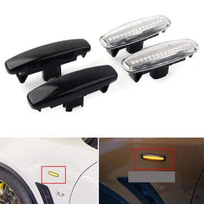 LED Sequential Side Marker Light For Infiniti EX25 M35 Q60 Q70 QX50 For Nissan - Image 1 of 4