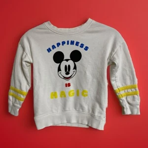 Disney by Hanna Andersson-Kids Size 5- Mickey “Happiness is Magic” Sweatshirt - Picture 1 of 11