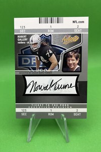 2004 Fleer Authentix #135 Robert Gallery RC Norv Turner RC Auto 43/250 - NM-MT