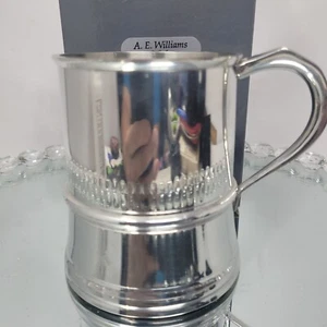 Pewter Tankard by A.E. Williams Birmingham Boxed FINE Lead Free Pewter! PINT Mug - Picture 1 of 9