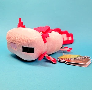 Minecraft Pink Axolotl Plush Doll 7" Stuffed Animal Mascot Doll Japan Import New - Picture 1 of 6