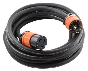 Cable de extensión de generador de bloqueo AC WORKS® 50 pies L5-30 30A 125 V - Imagen 1 de 5