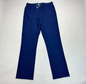 Figs Technical Collection Scrub Pant Women M EUC Elastic waist Straight Leg - Picture 1 of 10