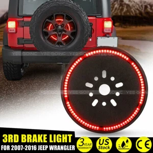 Spare Tire LED Wheel Light Reserve 3rd Brake Light For Jeep Wrangler JK 07-18 - Picture 1 of 9