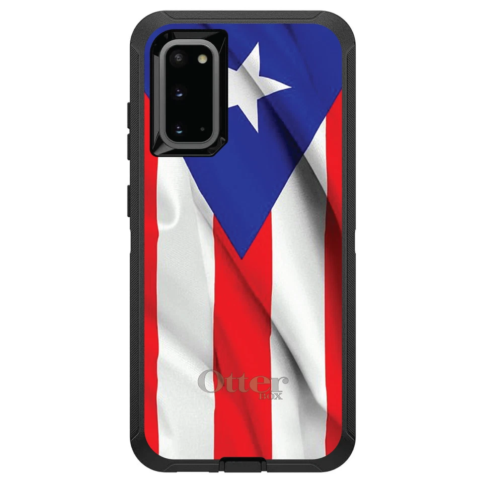 OtterBox Defender for Galaxy S (Choose Model) Red Whit Blue Puerto Rico Flag - Image 1 of 1