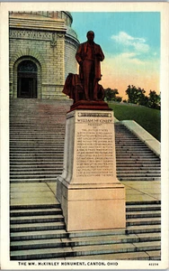 Post Card William McKinley Monument Canton, Ohio President Unposted PC247 - Picture 1 of 2