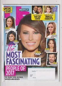 US Weekly December 25, 2017 The Most Fascinating People of 2017 Melania Trump, K - Picture 1 of 1