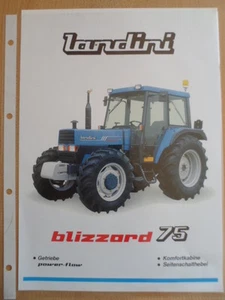 12 PROSPEKT LANDINI blizzard 75 Traktoren - Picture 1 of 1