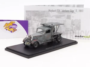 Autocult 11013 # Maybach DSH " fahrbare Säge " Baujahr 1935 patinagrau 1:43 NEU - Bild 1 von 4