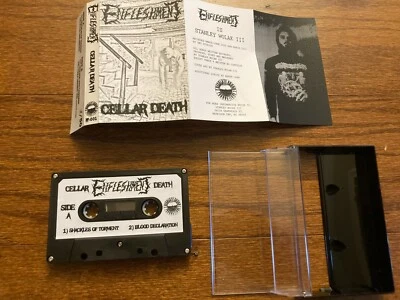 Enfleshment "Cellar Death" Demo Tape. Limited Edition Death Metal Cassette. OSDM - Image 1 of 4