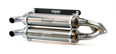 Escape Trinity Racing Stage 5 Polaris RZR XP 1000 Slip on acero inoxidable TR4118S-SS Foto 1 de 4