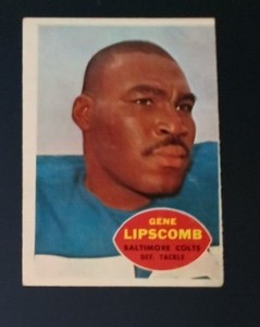 1960 Topps Gene Lipscomb Card #10 (see scan)