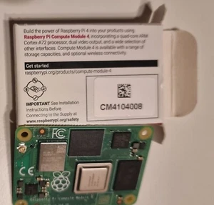 Raspberry Pi Compute Module CM4, 4GB RAM, 8GB eMMC, WiFi - CM4104008 - Foto 1 di 4