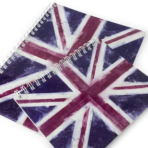 Monster Briefpapier - Flagge A4 & A5 linierte Notizbücher - Made in UK - Union Jack - Bild 1 von 4