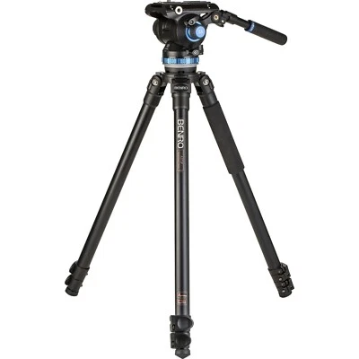 New! Benro A373FBS8PRO Aluminum Single-Tube Tripod - Max Load 17.6 lb / 7.98 kg - Image 1 of 4