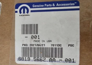15-17 Chrysler 200 Aire Acondicionado Condensador Aire Acondicionado Fábrica Mopar Nuevo OEM - Imagen 1 de 2