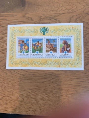Stamps Ghana MNH SC# 713 (1980) XF/S Souvenir Sheet SCV $2.25 Cover