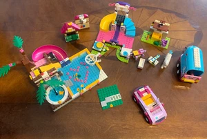 LEGO Friends Lot 41008, 41300, 3186, 41013, Heartlake Pool, Sports Car,Horse ECT - Picture 1 of 12