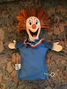 Bozo die Clownpuppe Zugschnur Sprecher von Mattel restauriert zum Sprechen und gereinigt - Bild 1 von 7
