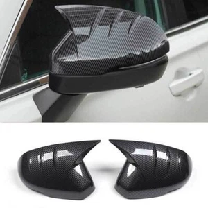 For Honda CR-V CRV 2023-2024 Carbon Fiber Ox Horn Rear View Mirror Cap Cover 2Pc - Picture 1 of 12