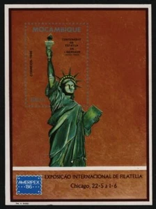 Mozambique 1986 - Mi-Nr. Bloque 19 ** - MNH - Estatua de la Libertad - Imagen 1 de 1