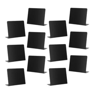 12 Pcs Price Tag Holder Mini Chalkboards Signs for Food Tabletop - Bild 1 von 12