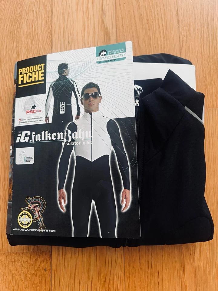 ASSOS FalkenZahn fall winter spring Gilet Black L - Image 1 of 4