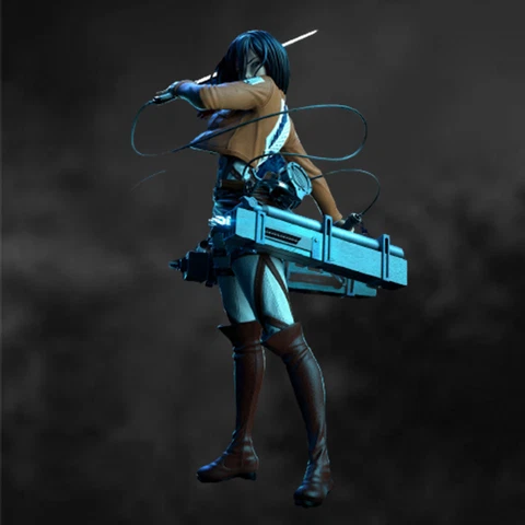Model Mikasa Ackerman For 3D Printing Attack on Titan Has Been Sold Cover
