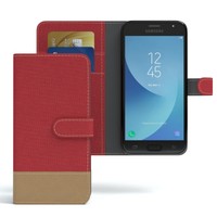 Case For Samsung Galaxy J3 17 Jeans Cover Phone Protection Cover Red Ebay
