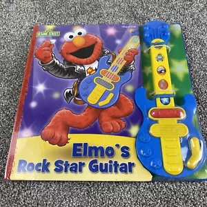 ELMO'S ROCK STAR GUITAR (INTERACTIVE MUSIC BOOK) Hardcover New - Picture 1 of 9