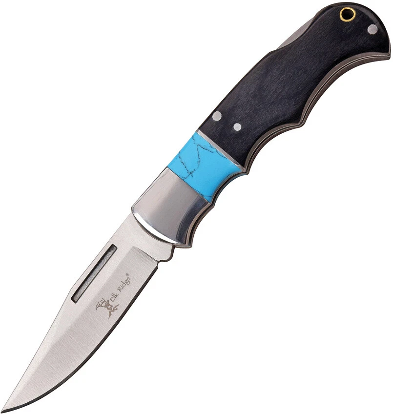 Elk Ridge Er-943bl Black Lockback EDC Hunting Pocket Folder Folding Knife