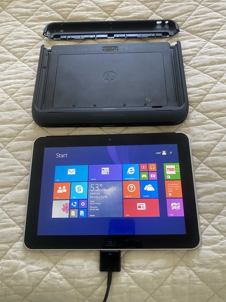 Tablet HP ElitePad 900 G1 funcionando Windows 8 Pro 32 bits - 10,1" Foto 1 de 4