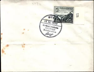 DR Kuvert WIEN - 17.12.1939 - Mi. 731 - Weihnachtswünsche mit WHW Briefmarken - Bild 1 von 1