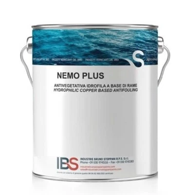 ANTIVEGETATIVA STOPPANI IBS NEMO PLUS BLU NERO ROSSO BIANCO - Immagine 1 di 4