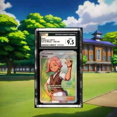 Pokemon Ilima 146/149 Sun & Moon English Ultra Rare Mint+ 9.5 (2017) - Image 1 of 3