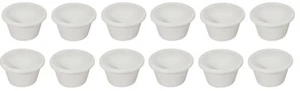 Gessner Products 0391-WH 1.5 oz. Smooth-Sided Ramekin Restaurant  Lot of 12 - Picture 1 of 2