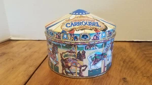 VTG Hershey's HersheyPark Carrousel Circa 1919 CANDY Tin 4 1/2" tall - Picture 1 of 5