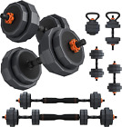  3 in 1 MultiWeight Dumbbell/Barbell/Kettlebell with Connector
