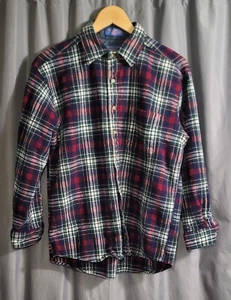 Pendleton Outdoor Shirt Pure Virgin Wool Multicolor Plaid Mens SIZE LARGE - Picture 1 of 12