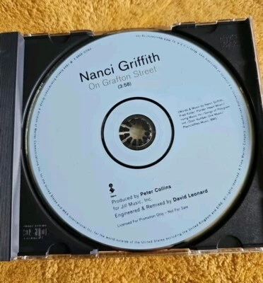 Nanci Griffith On Grafton Street 1994 Promo CD Elektra Entertainment - Image 1 of 4