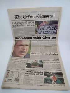 The Tribune-Democrat Bush expected to visit Shanksville crash site - Picture 1 of 2