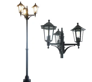 Außenleuchte Kingston Kandelaber 3 flg. Gartenbeleuchtung LED Standlampe Leuchte - Bild 1 von 23