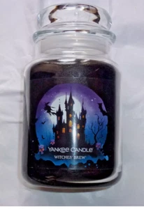 Yankee Candle WITCHES' BREW 22 oz. Candle - Spicy Sweet Exotic Patchouli - NEW - Picture 1 of 3